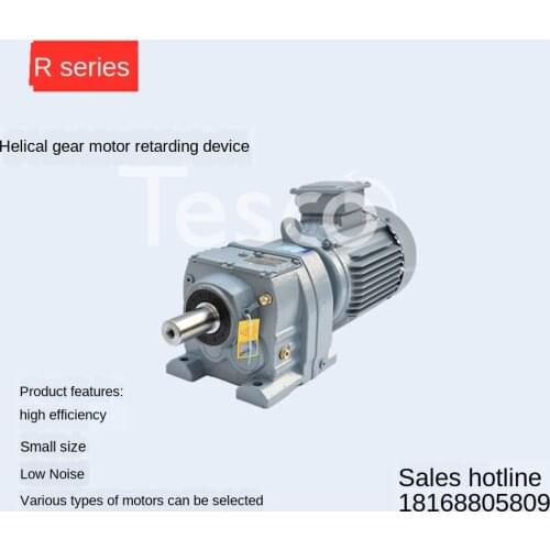 Custom R Series Helical Gear Hard-Tooth-Surface Horizontal Vertical Industrial Mixer Motor Retarding Device Interchangeable