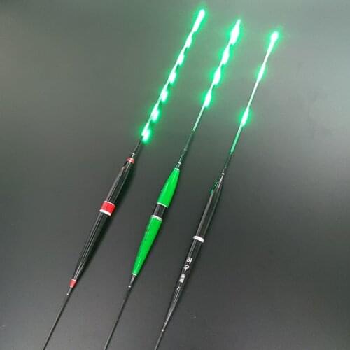 1pcs Luminous Fishing Float With CR425 Battery Bite Alarm Intelligent responce Color Change Electronic Buoy Night Fishing A447