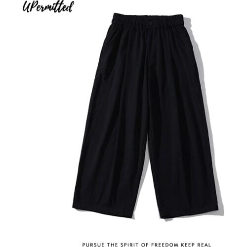 2021 Autumn New Street Tie Dye Casual Pants Mens Fashion Straight Hiking Dance Hot Sale Khaki Wide Leg Ankle Length Solid Color