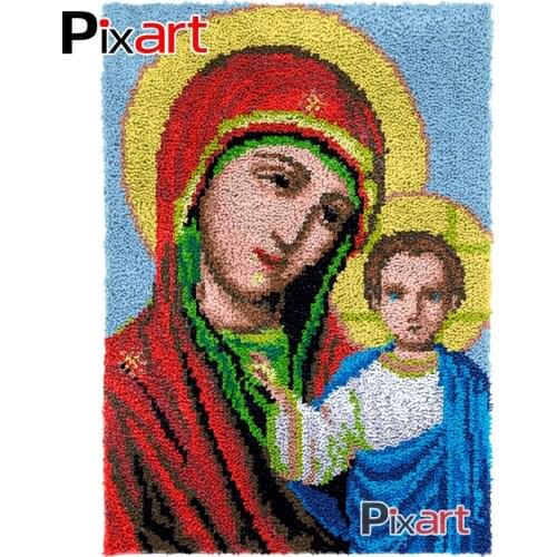 Chunky Yarn Needlework Knitted Floor Mat Hobby & Crafts