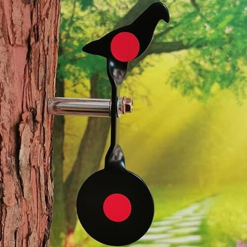 1Pcs Winter Outdoor Metal Target Bird tree targets Shooting Practice Props Hunting Accessories