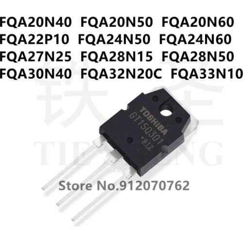 10PCS/LOT FQA20N40 FQA20N50 FQA20N60 FQA22P10 FQA24N50 FQA24N60 FQA27N25 FQA28N15 FQA28N50 FQA30N40 FQA32N20C FQA33N10 TO-3P
