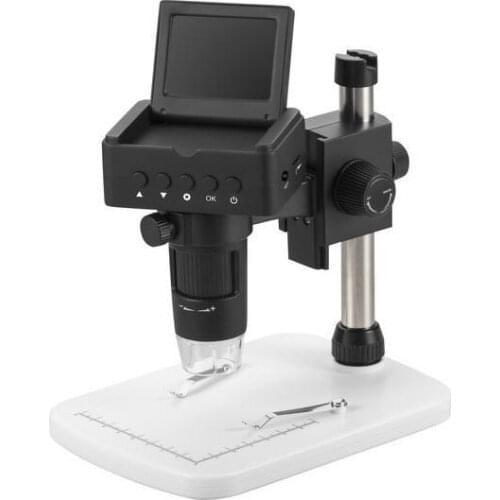 2018 New! Free shipping! UM025 10X to 200X 2.4 inch HDMI video screen digital microscope, portable pocket video microscope