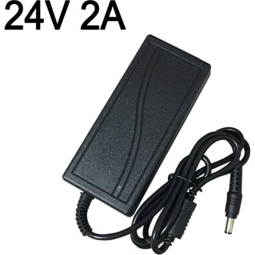 24V 2A AC DC Power Adapter Charger For Logitech Racing Wheel G27 G25 G940 APD DA-42H24 ADP-18L Power Supply With AC Cable