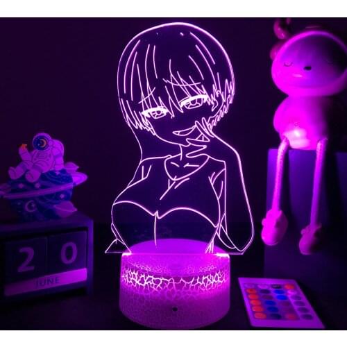 3D LED Lamp Uzaki Chan Wants To Hang Out Night Light for Bedroom Decor Gift Nightlight Anime Lamp Uzaki Chan Wants To Hang Out