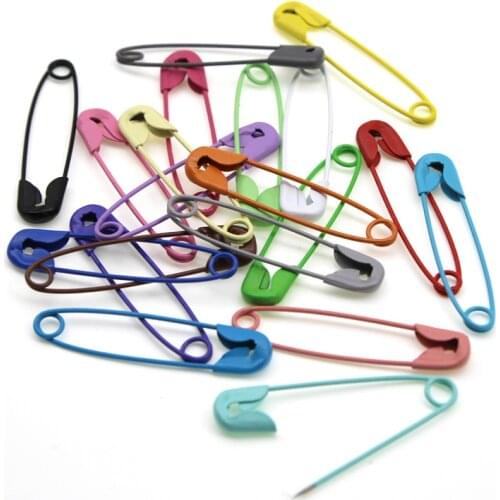 50pcs Safety Pins Holder DIY Sewing Tools Accessory Metal Needles Pins Brooch Setting Blank Base for DIY Jewelry Making Supplies