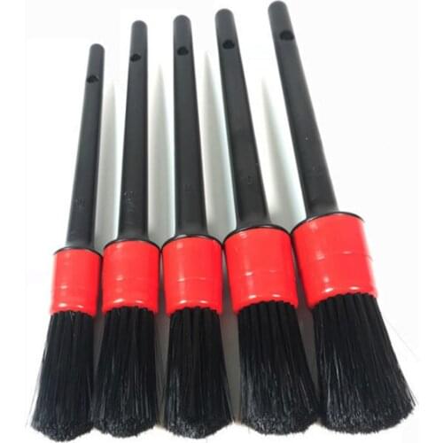 5Pcs Automotive Air Conditioning Brush Multifunctional Car Washing Dedusting Cosmetic Brush All Aspects Of Cleaning Tools