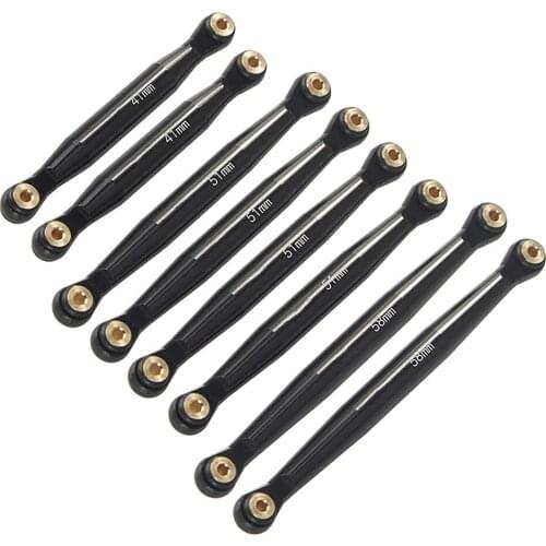 For Axial SCX24 C10 Metal Pull Bar Linkage Lever Link Rods for Axial SCX24 C10 RC Model Car Frame Accessories