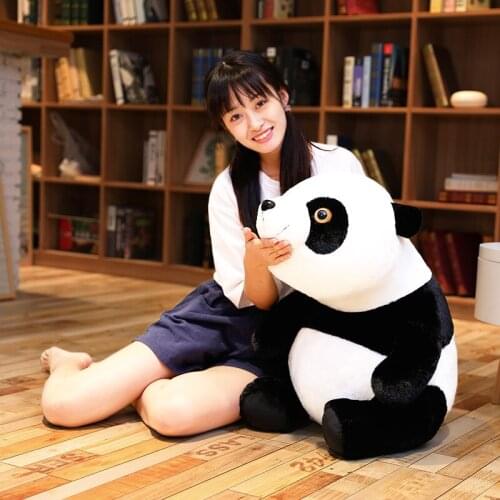 New Quality Simulation Animal Panda Plush Toy Big Cartoon Bear Doll for Baby Birthday Gift 24inch 60cm DY50932