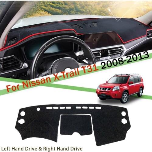 For Nissan X-Trail T31 2008 2009 2010 2011 2012 2013 Anti-Slip Mat Dashboard Cover Pad Sunshade Dashmat Car Interior Accessories
