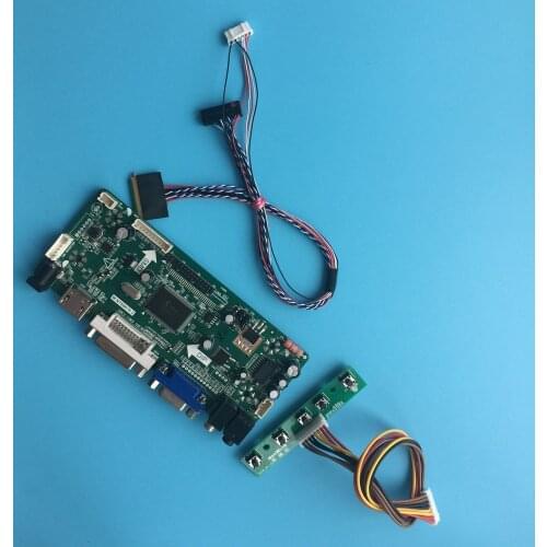 Kit For LP101WH1-TLB4 LVDS 40pin 10.1" Panel Screen Controller board VGA HDMI DIY 2019 Driver DVI Audio LCD LED 1366X768