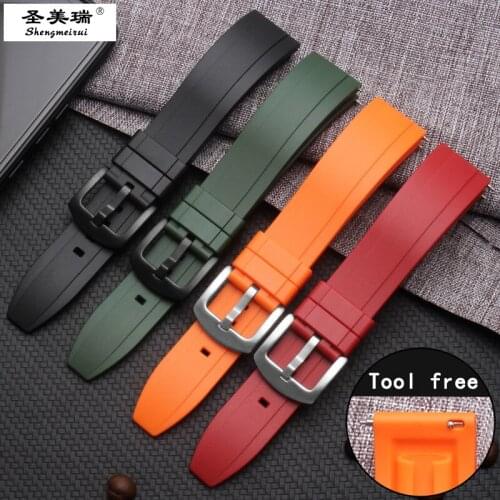 20mm 22mm silicone rubber watch strap For Samsung Galaxy 42/46 active. s2 s3 gear bracelet Replacement strap diving Watch strap