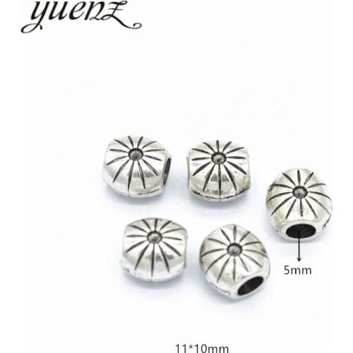 YuenZ 8pcs Vintage sun Bead Charms big hole Beads European pendant fit for necklace bracelet DIY pendants 11*10mm R22