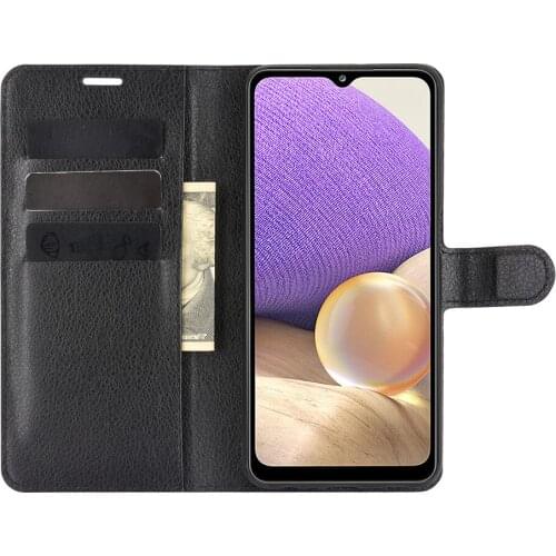 Shield Case For Galaxy A32 Premium PU Wallet Flip Cover On The For Samsung Galaxy A32 4G SM-A325F Couqe Fundas