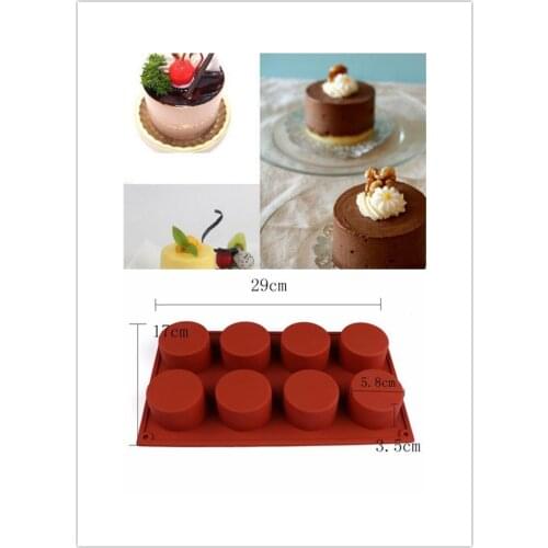 10pc Round Sphere Silicone Mold For Cake Pastry Baking Chocolate Candy Fondant Bakeware Round Shape Dessert Mould DIY Decorating