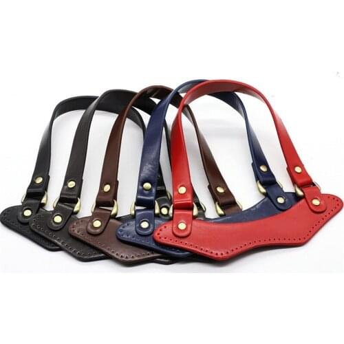 2 PCS Bag Strap Detachable PU Leather Handle Shoulder Bag DIY Replacement Patchwork Handle for Handbag Strap Accessories