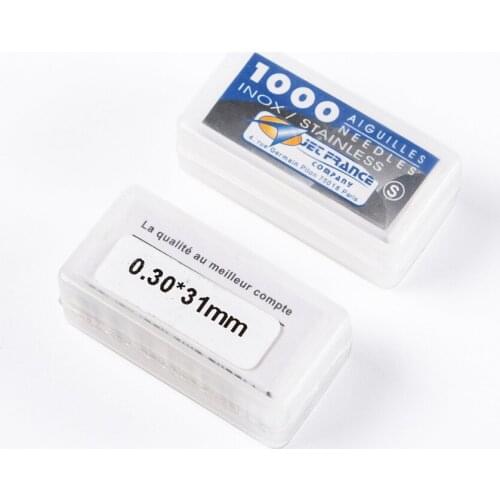 50 Boxes Mixed Aiguilles Jet France Professional Loose Tattoo Needles 0.20 0.25 0.30 0.35 0.40 MM Assorted Sizes