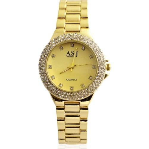 ASJ Women's Watches With Rhinestones
