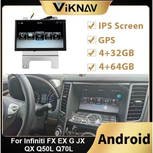 Android car autoradio multimedia player For Infiniti FX EX G JX QX Q50L Q70L DVD player GPS navigation