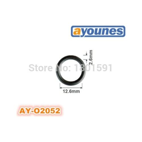 Free shipping 200pieces rubber oring seals 12.6*2.6mm for fuel injection repair kits replace auto parts For AY-O2052
