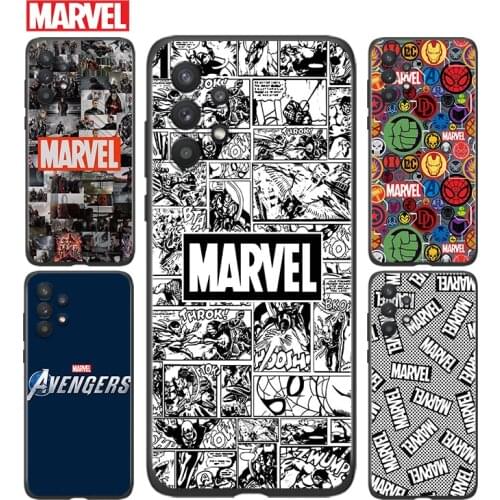 Marvel Logo Avengers For Samsung A91 A72 A71 A52 A51 A42 A41 A32 A31 A22 A21S A12 A11 A03 A02S A01 4G 5G Phone Case