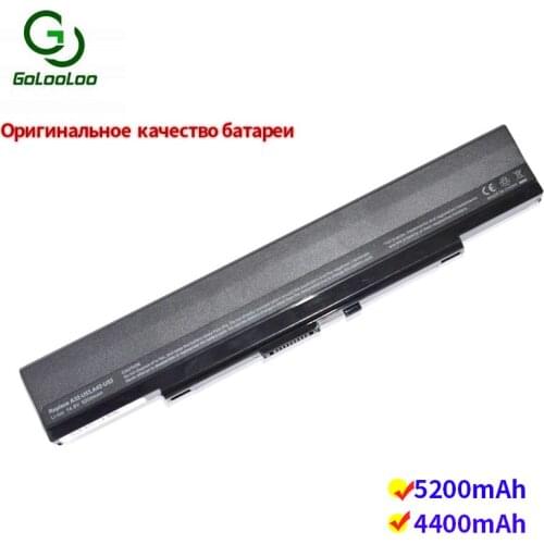 Golooloo 8 cells laptop battery for Asus U43F U43F-BBA5 U43J U43JC U43JC-A1 U43JC-B1 U43JC-WX041V WX057V WX059V WX070V WX080V