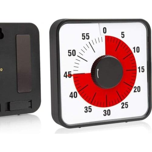 Kitchen Tools Kitchen Timer 60-Minute 7.5inch Mechanical Visual Timers For Cooking Teaching Meeting Facial