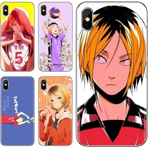 Soft TPU Covers For Xiaomi mi Redmi Note 3 4 4X 5 6 7 8 8t 9 9s 9t 10 pro lite Kenma Kozume of Haikyuu Anime Print