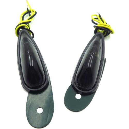 Aftermarket free shipping motorcycle parts Turn Signals For Honda CBR 600 1000 RR Kawasai Ninja 250 500 ZX6 ZX9 ZZR600 SMOKE