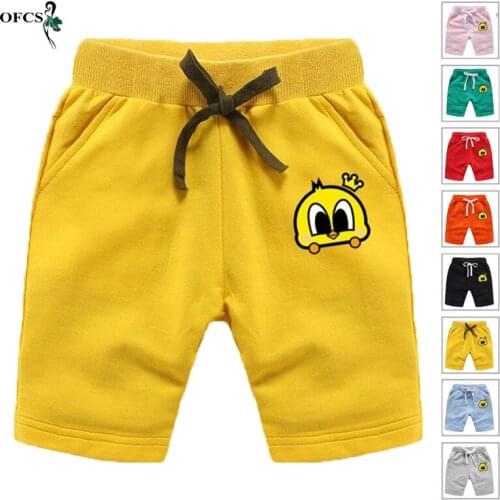 Hot Summer Childrens Fashion Shorts Kids Boys Girls Cartoon Elastic Waist Design Shorts Cotton Soft Pants Newborn Beach Panties