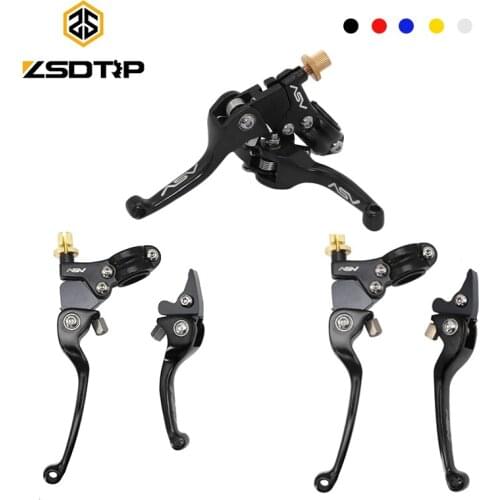 ZSDTRP Motorcycle ASV Clutch Brake Folding Lever 22mm Alloy ASV F3 Series 2ND ATV Dirt Pit Bike Modify Parts