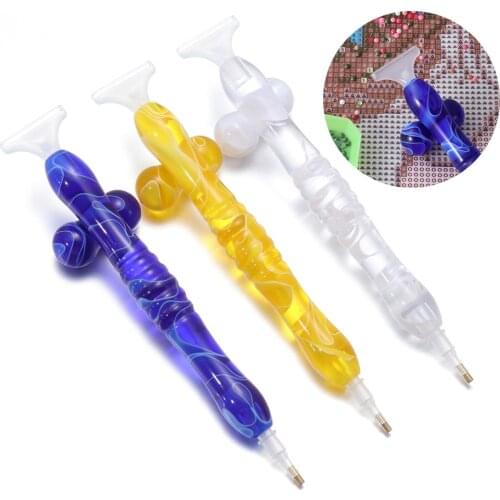 Resin Diamond Painting Pen Holder Point Drill Pens Rack Cross Stitch Embroidery DIY Craft Nail Art Diamond Painting Accessories