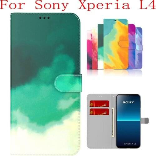 Sunjolly Case for Sony Xperia L4 Wallet Stand Flip PU Phone Case Cover coque capa Sony Xperia L4 Case Sony Xperia L4 Cover