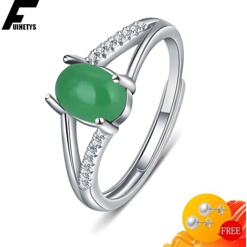 Retro Women Ring 925 Silver Jewelry Accessories with Zircon Gemstone Open Finger Rings for Wedding Promise Party Gift Wholesale
