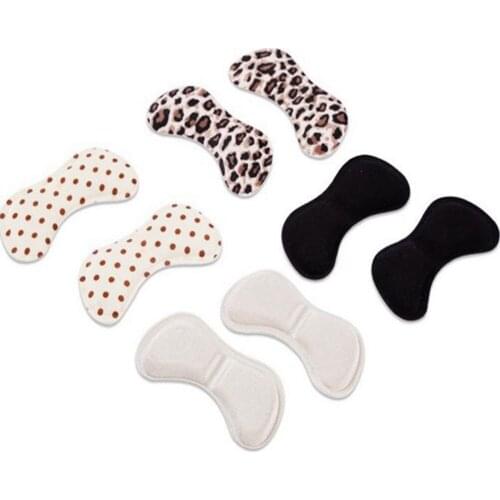 1 Pairs Heel Insoles Pain Relief Cushion Anti-wear Adhesive Feet Care Pads Heel Sticker Heel Liner Grips Crash Insole Patch