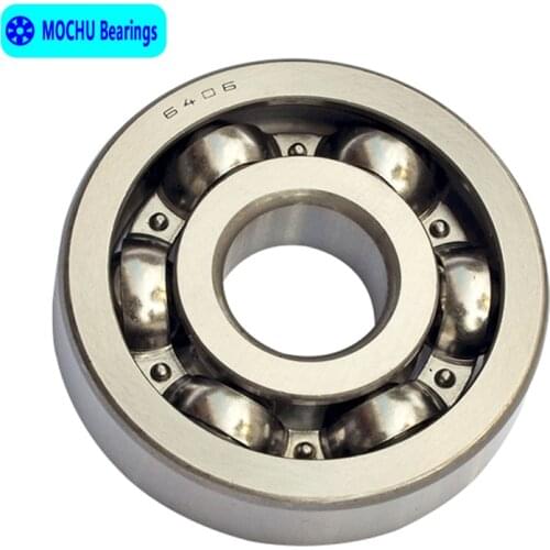 1pcs Bearing 6406 30x90x23 MOCHU Open Deep Groove Ball Bearings Single Row High Quality