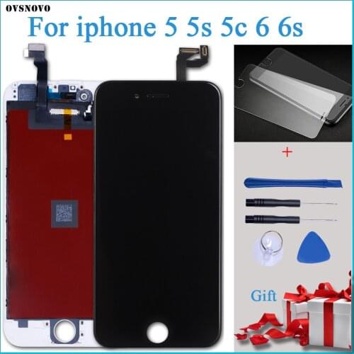 100% Test Work Touch Screen For iPhone X 5s 5c 6s LCD display Digitizer Assembly Replacement Module For iPhone 6 Fast Shipping