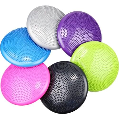 33cm Durable Inflatable Yoga Massage Ball Pad Universal Sports Gym Fitness Yoga Wobble Stability Balance Disc Cushion Yoga Ball