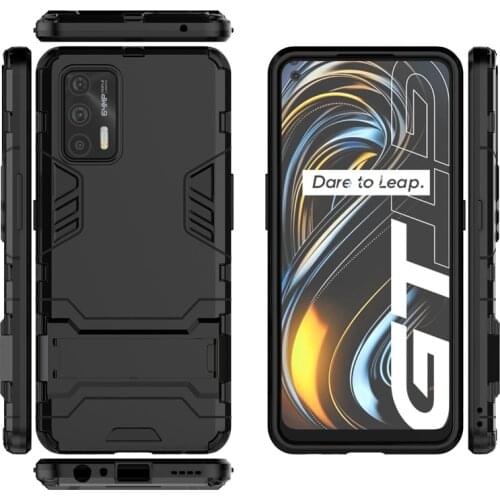 For Realme Gt 5g Case Cover Holder Shockproof Housings Protective Bumper Hard Back Phone Cases For Oppo Realme Gt 5g Funda