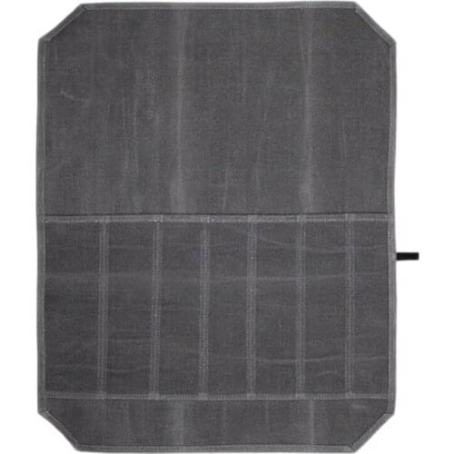 Knife Roll Case, Waxed Canvas Cutlery Knives Holders Protectors, Home Kitchen Cooking Tools and Utensils Wrap Bag