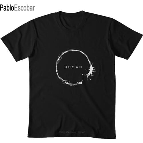 HUMAN II T shirt arrival language alien heptapod cephalopod circle ink black and white bw movie