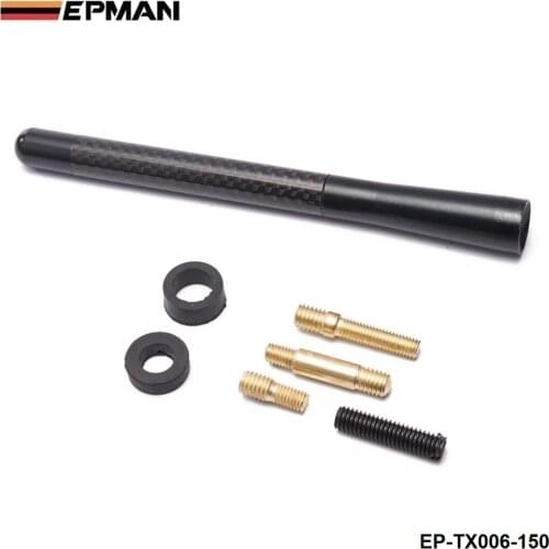 Black 15cm Car Stubby Aerial Short Antenna For Ford Focus Fiesta Territory Laser For BMW E30 3-Series EP-TX006-150