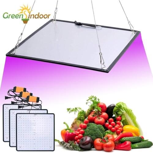 Full Spectrum LED Grow Light Phyto Lamp Ultrathin Panel For Indoor Hydroponics Plant Lamp For Growing Room Tent Flowering Growth