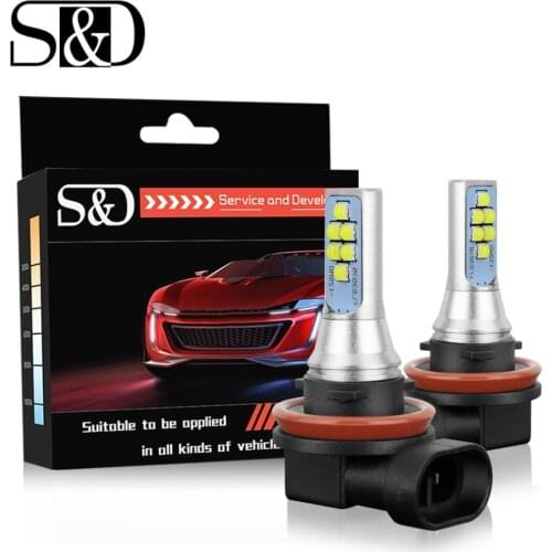 H11 LED Car Light H8 Fog bulbs h16 5202 9005 1400lm car light hb3 auto 9006 hb4 PSX24W Driving Running Lights lamp 6000K 12V 24V