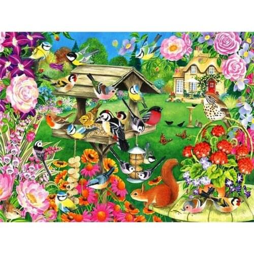 GATYZTORY Flowers And Animal Painting By Numbers For Adults Diy HandPainted Framed Diy Gift Living Room Bedroom Wall Decor