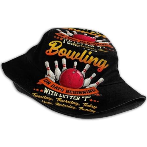 Funny Play Bowling Everyday Bowling Lover Bowler Sports Fan Game Unisex Summer Outdoor Sunscreen Hat Cap Bowling Bowling