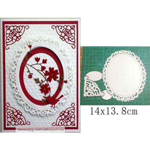 Craft dies metal cutting dies cut die Lace Background Frame Corner scrapbooking dies paper knife mould blade punch stencils dies