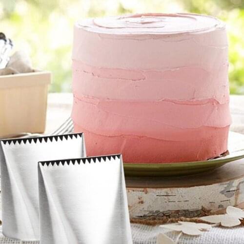 Reusable Icing Piping Nozzles Set Pastry Bag Scraper Flower Cream Tips Converter Baking Cup DIY Cake Decorating Tools Big Size