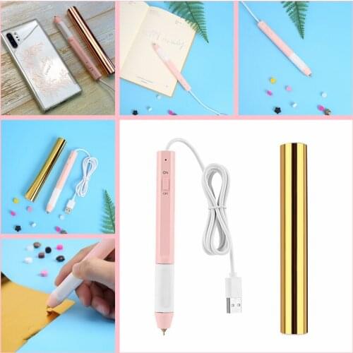 0.8/1.5/2.5/2.5*0.35Mm Heat Foil Pen Heat-Resistant Grip Can Be Used On Paper Leather Plastic Make Cards Diy Scrapbook Craft New