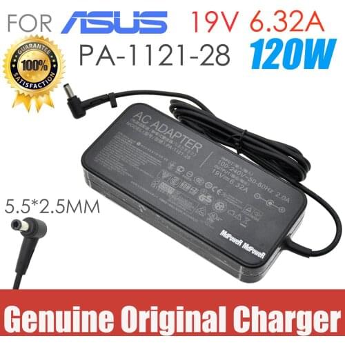 Original 19V 6.32A For ASUS Laptop supply power AC adapter charger FX50J ZX50JX A550J FX63VD W50J G58JVG fxj4200 PA-1121-28